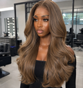 Kanekalon hair brown human blend high quality
